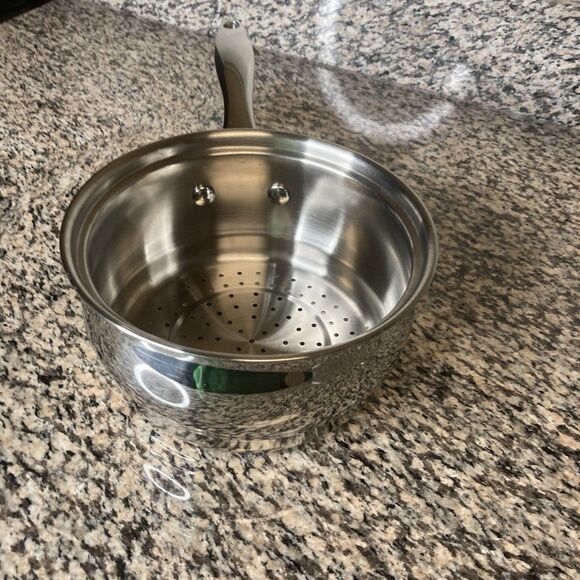 Belgique Classique Steamer Strainer Pot 4 Qt Double Boiler Long Handle No Lid - Picture 6 of 10